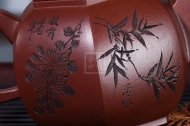 《尊六方》宜興六方紫砂壺底槽青純手工高級工藝美術師泡茶壺特價茶具