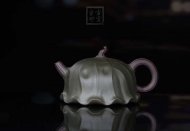 《荷葉》宜興名家紫砂壺工藝美術(shù)師手工民國綠，紫泥功夫茶具茶壺家用