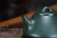 《石瓢》民國綠紫砂茶壺石瓢全手工實力派名家宜興原礦紫砂喝茶壺