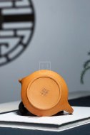 《禪悟》宜興紫砂壺工藝美術師手工黃金段竹茶壺茶具