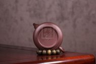 《笠帽》宜興紫砂壺工藝美術師純手工全底槽青泡茶壺茶具