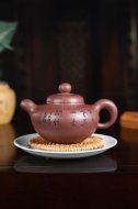 《潤珠》宜興紫砂壺助理工藝美術師手工底槽青泡茶壺具圓珠