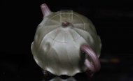 《荷葉》宜興名家紫砂壺工藝美術(shù)師手工民國綠，紫泥功夫茶具茶壺家用