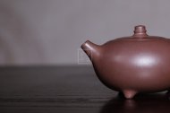 《紫韻》宜興紫砂壺助理工藝美術師手工茶壺茶具紫泥紫韻