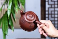 《酒壺》工藝美術師手工家底槽青紫砂壺系列收藏茶壺