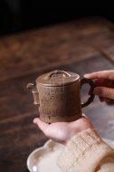 《高竹節》宜興紫砂壺實力派名家純手工龍血段泥茶壺茶具