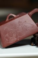 《品茗論道》宜興紫砂壺純手工名全泡茶具茶底槽青創新壺