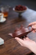 《望子成龍》宜興紫砂壺底槽青純手工工藝美術(shù)師泡茶壺特價茶具