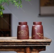 品名：精美茶倉。泥料：原礦優質紫泥