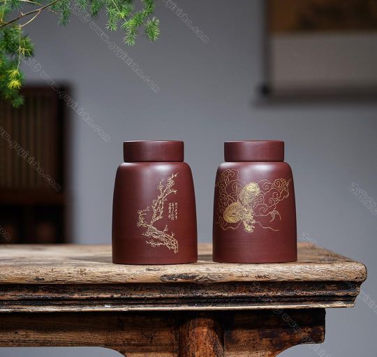 品名：精美茶倉。泥料：原礦優質紫泥