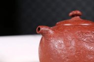 《魚(yú)化龍供春》宜興紫砂壺高級(jí)工藝美術(shù)師手工茶壺茶具大紅袍供春