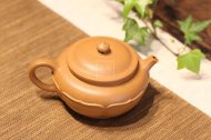 《碗燈梵蓮》宜興紫砂壺助理工藝美術師手工黃金段茶具