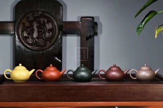 《五色土》綠泥，朱泥，紫泥，青灰泥，段泥純手工宜興紫砂壺茶具水平茶壺