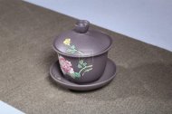 《花開(kāi)富貴蓋碗》