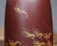 品名：精美茶倉。泥料：原礦優質紫泥