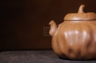 《矮荷韻》宜興紫砂壺工藝美術師手工段泥紫砂壺茶具