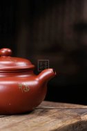 《百福仿古》宜興紫砂壺手工助理工藝美術師大師收藏級茶壺大紅袍