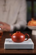 《巨輪西施》宜興實力派名家手工紫砂壺茶壺具朱泥西施