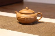 《碗燈梵蓮》宜興紫砂壺助理工藝美術師手工黃金段茶具