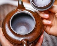 獨家首發(fā)，品名：線圓。泥料：極品紫泥（