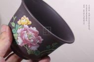 《花開(kāi)富貴蓋碗》