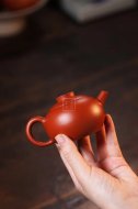《巨輪西施》宜興實力派名家手工紫砂壺茶壺具朱泥西施