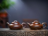 獨家首發(fā)，品名：線圓。泥料：極品紫泥（