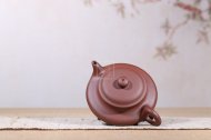 《虛扁》底槽青紫砂茶壺虛扁全手工工藝美術師宜興原礦紫砂喝茶壺
