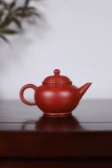 《水平》宜興紫砂壺助理工藝美術師手工水平大紅袍