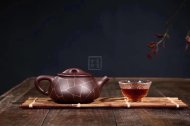《金絲石瓢》宜興紫砂茶壺工藝美術師保真純手工紫泥石瓢