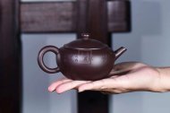 《碗玉》宜興紫砂壺實力派名家純手工創(chuàng)新泡茶壺紫泥茶具