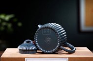 《筋紋秦權》宜興天青泥名家精品工藝美術師全手工收藏把玩秦權茶具