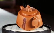 《四方獅球》宜興紫砂壺金降坡工藝美術師手工壺茶具獅球