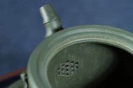《竹段》宜興紫砂壺工藝美術師手工茶壺茶具天青泥竹段