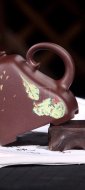 《乘風(fēng)破浪茶具》宜興紫砂壺高級工藝美術(shù)師全手工紫泥泡茶壺創(chuàng)新壺茶具