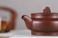 《玉璧漢韻》宜興名家紫泥高級工藝美術師手工紫砂壺泡茶壺茶具