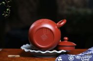 《西施壺》宜興助理工藝美術師手工紫砂壺大紅袍料茶壺西施茶具