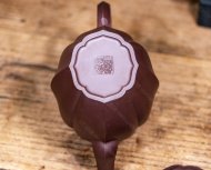 國(guó)工周云新作【菱花宮燈】原礦老紫泥25