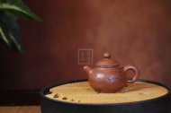 《潘壺》宜興紫砂壺手工助理工藝美術師大師收藏級茶壺紫泥潘壺