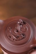 《望子成龍》宜興紫砂壺底槽青純手工工藝美術(shù)師泡茶壺特價茶具