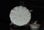 《荷葉》宜興名家紫砂壺工藝美術(shù)師手工民國綠，紫泥功夫茶具茶壺家用