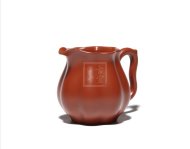 《菱花公道杯2》宜興紫砂壺手工泡茶壺茶具大紅袍