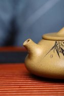 《石瓢》石瓢宜興紫砂壺純手工工藝美術師茶壺稀有本山綠泥