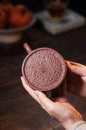 《雙龍石鼓》宜興工藝美術師手工紫砂壺創新壺全手工段泥泡茶壺