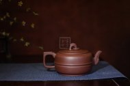 《集玉》紫砂壺宜興工藝美術師純手工紫泥泡茶壺