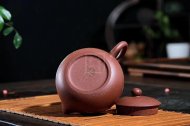 《泥繪西施》功夫茶具茶壺宜興名家手工紫砂壺優(yōu)質降坡泥西施